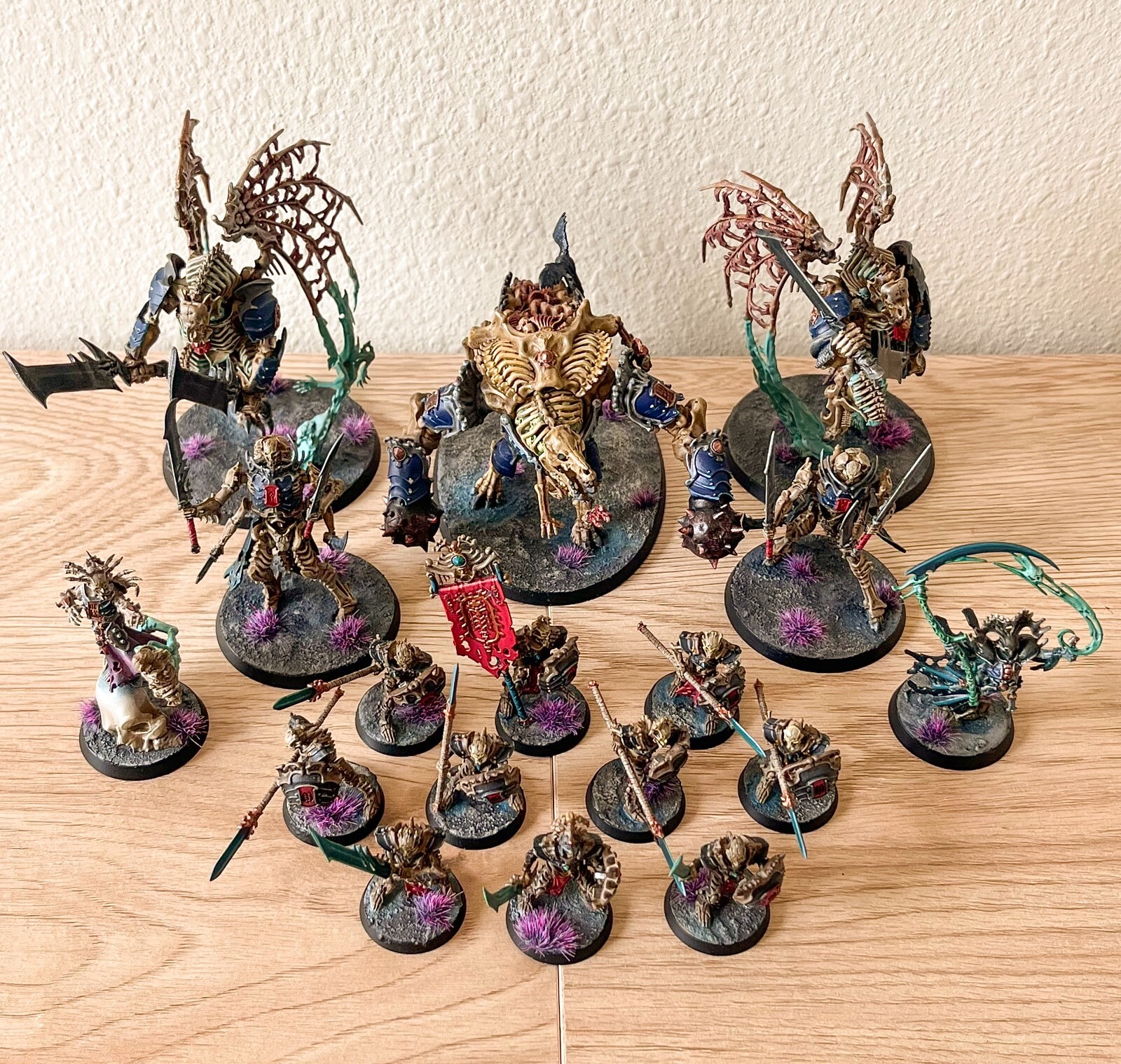 Warhammer Age Of Sigmar - Painted Ossiarch Bonereapers Army
