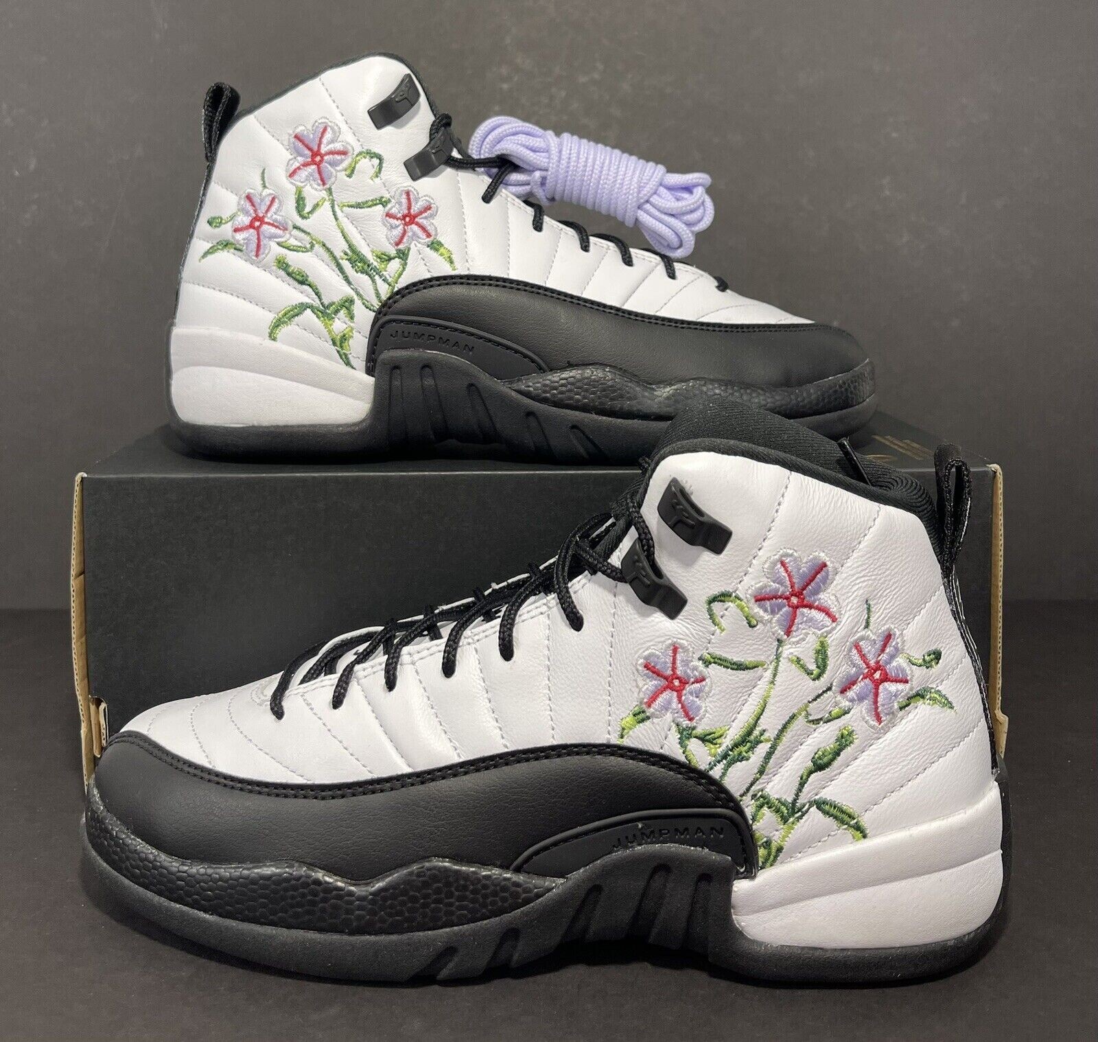Air Jordan 12 Golf ホワイト/ブラック Nike Air Jordan 12 Low Taxi Golf Shoes Size 10 White/Black