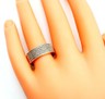 Diamond & 9ct White Gold Dress Ring Fine Statement Wedding Jewellery Size P-3.JPG