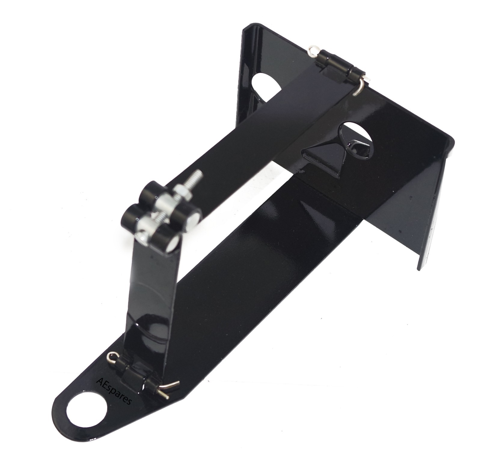 Customized Battery Stand Carrier Case Black Painted For Ariel Motorcycle  