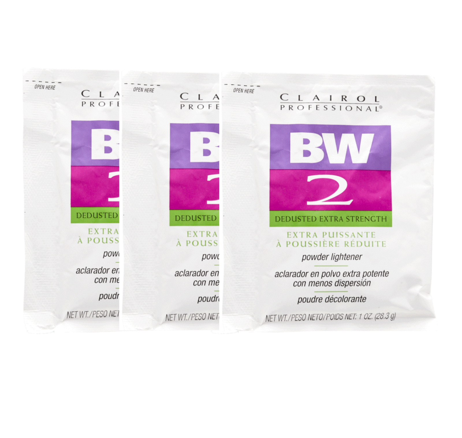 Clairol BW2 Extra Strength Powder Lightener 1oz (Pack of 3)