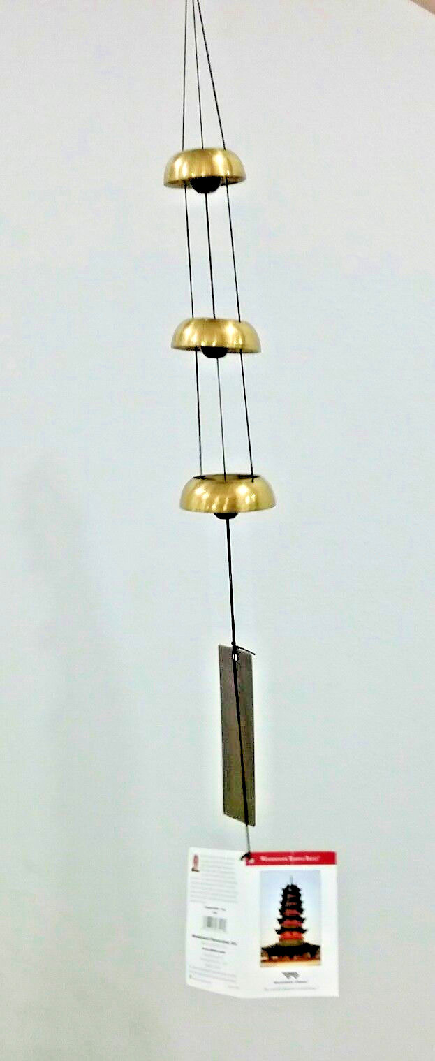 Woodstock Temple Bells Wind Chime NWT Bells Trio TB3 World’s Favorite Windchime