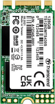 128GB SATA III 6Gb/S MTS430S 42 Mm M.2 SSD Solid State Drive (TS128GM