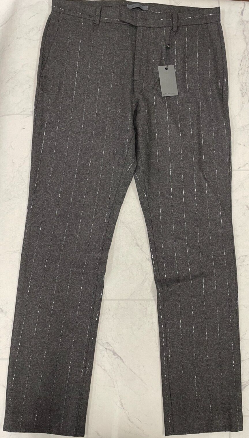 Pre-owned John Varvatos $598  Mercer Pants In Espresso Size: 50 (p512z3) In Brown