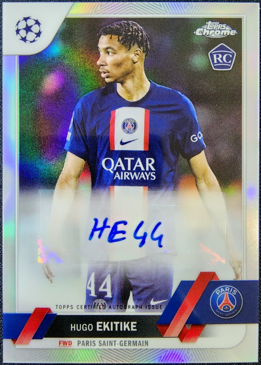 TOPPS PSG エキティケ Ekitike サイン カード auto rc TOPPS PSG エキティケ Ekitike サイン カード auto rc