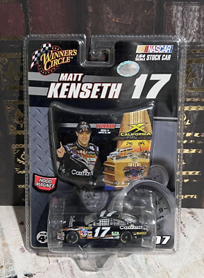 Car 1:64 Diecast NASCAR 2007 Matt Kenseth California Win Raced Mini Race Hood