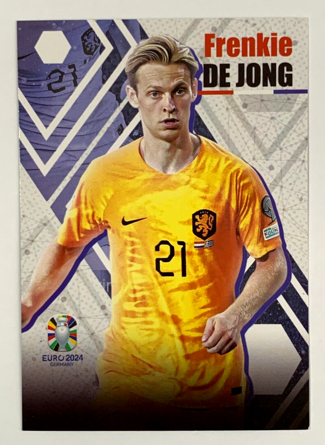 UEFA EURO GERMANY 2024 Gol Card #015 FRENKIE DE JONG