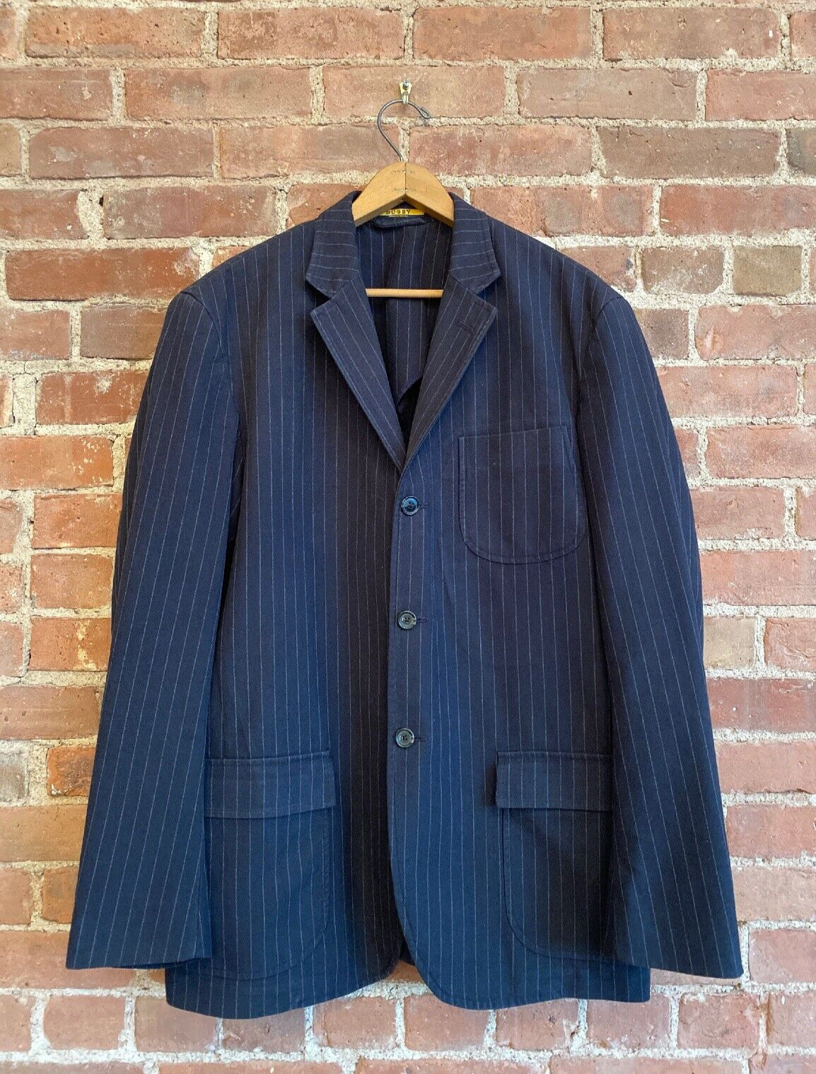 Vtg Rugby Ralph Lauren Men's Jacket, Sz Large, Blue