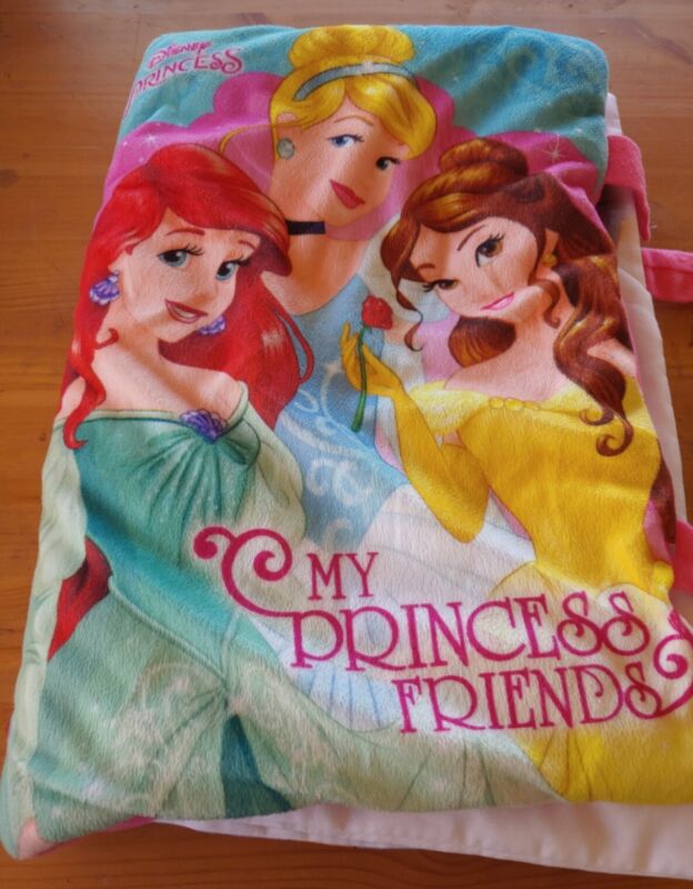 Disney Princess Throw Pillow Book Enchanted Tales Manners Plush Storybook 10x13
