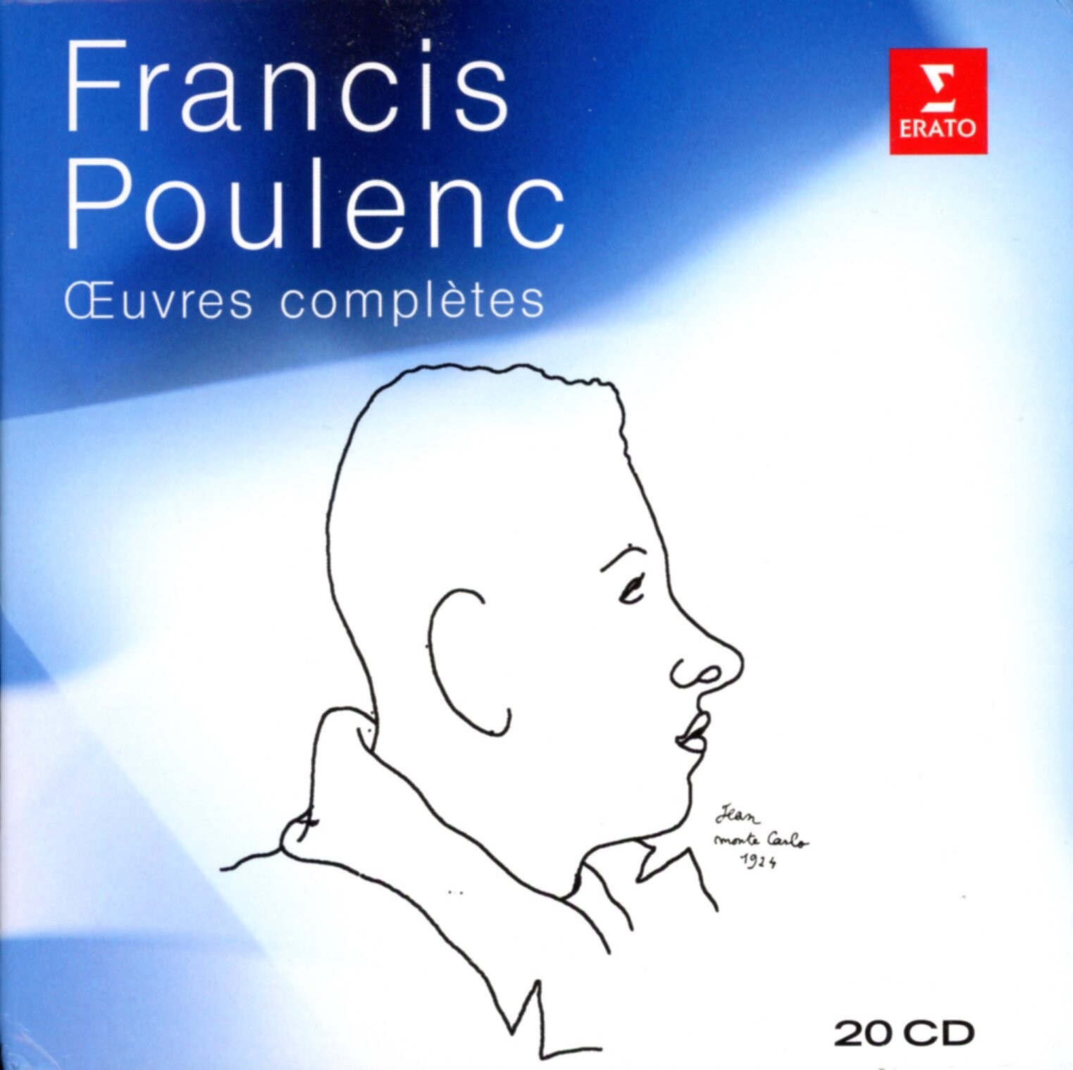 Francis Poulenc Œuvres complètes 20 CD Francis Poulenc Œuvres complètes 20 CD Set with booklet