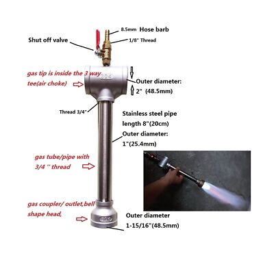 LSMIITTH 16KG/35lbs Gas Metal Melting Furnace Kit 2642°F / 1450°C Prop