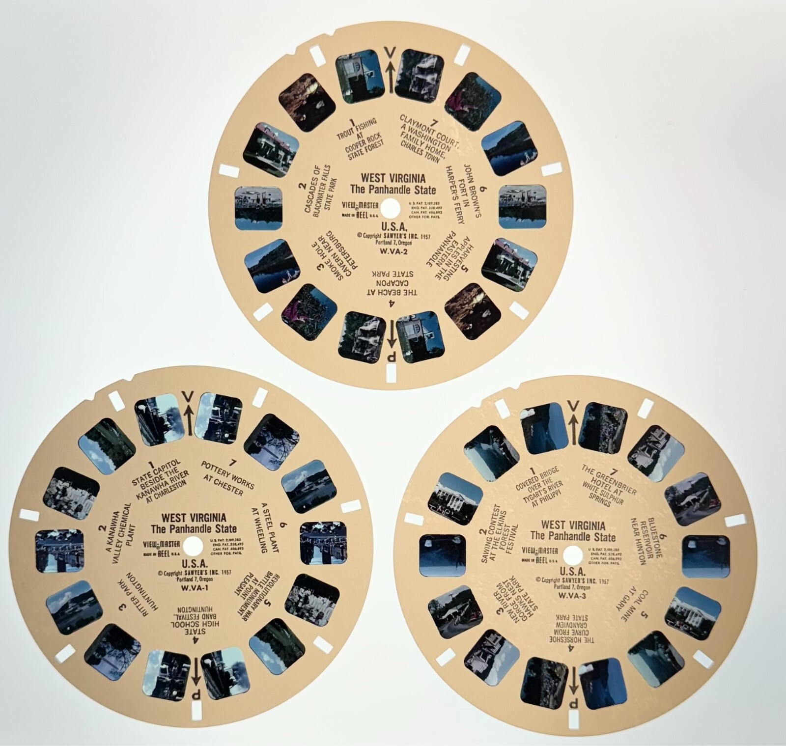View Master Reel Set West Virginia 123 | eBay