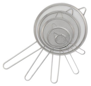 kitchen strainer flour sifter sieve strainers mesh stainless fine steel