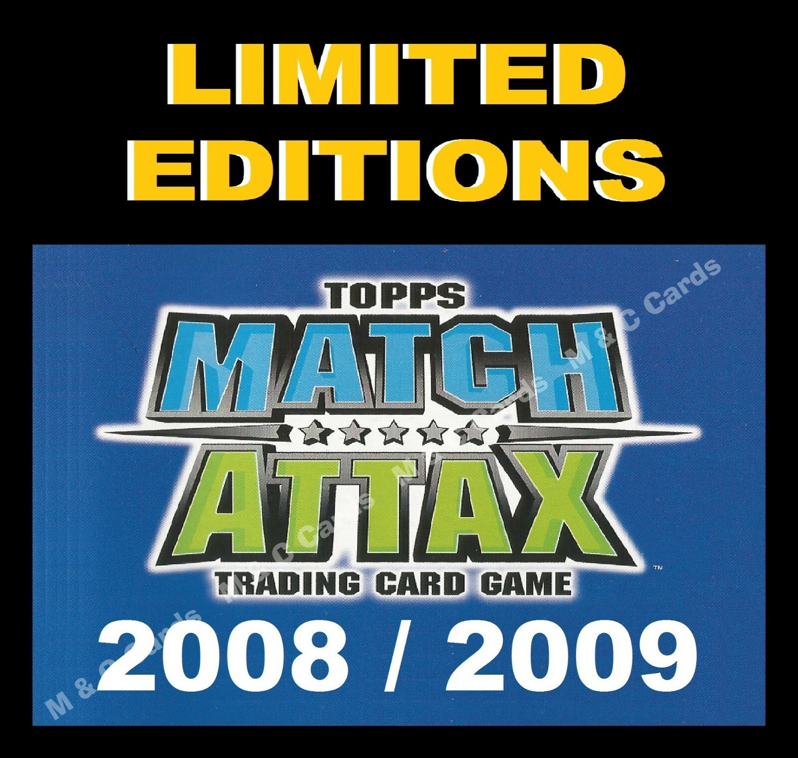 Match Attax 2008/09 08/09 LIMITED EDITION / 100 CLUB Cards Match Attax 2008/09 08/09 LIMITED EDITION / 100 CLUB Cards
