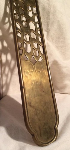 RARE Vintage Japonesque Oriental Brass Page Holder
