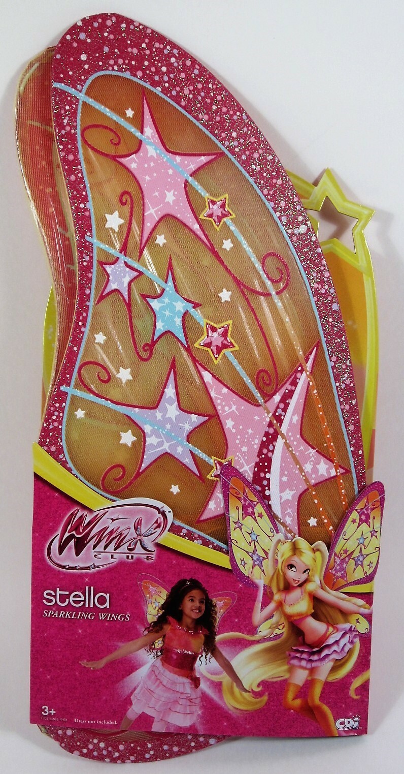 Winx Club STELLA SPARKLING WINGS Believix Fairy Nickelodeon 