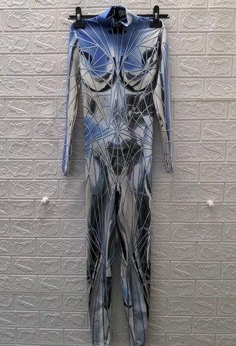 New Badinka Mirror Print Bodysuit Metallic Sz. XS | eBay