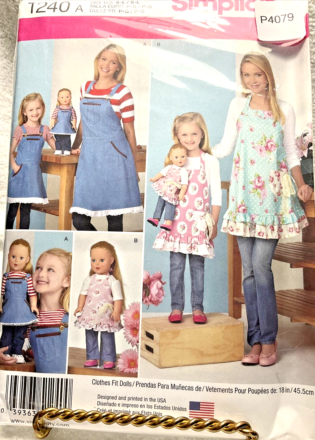 Simplicity Pattern 1240 Child's, Misses' & 18