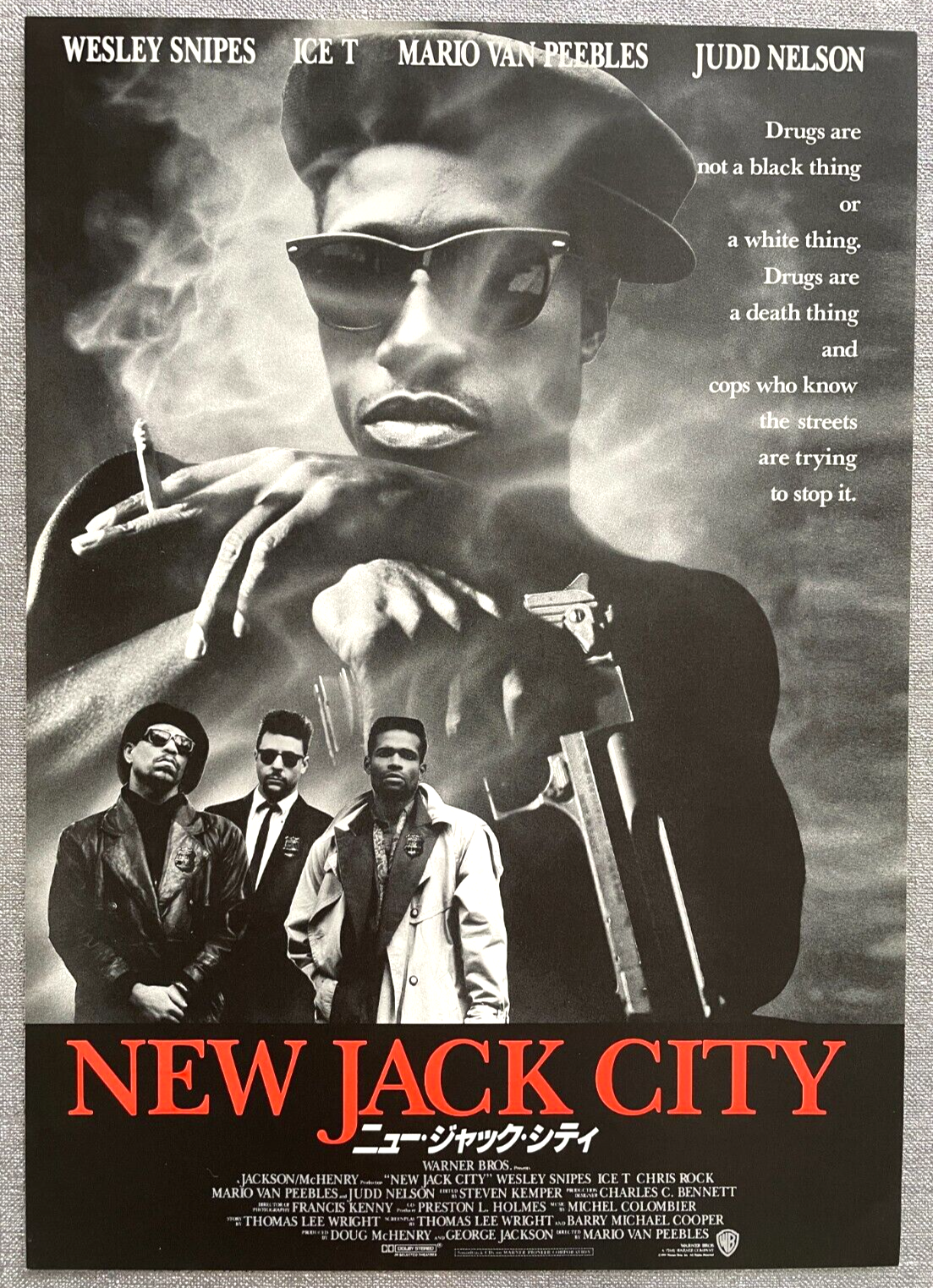 New Jack City Mario Van Peebles Wesley Snipes Ice-T 1991