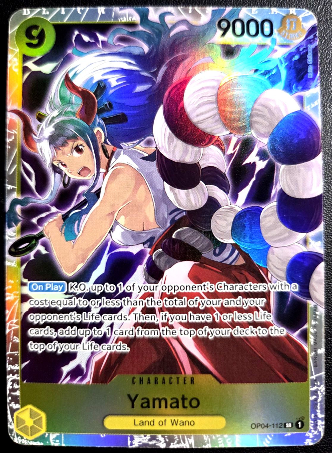 ヤマト　SR PSA10 OP04-112 PSA10】Yamato OP04-112 SR Flagship Battle Best 8 Prize ONE