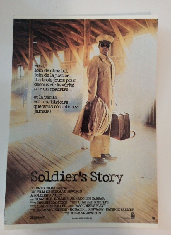 Carte Postale CinÃ©Ma Film Soldier'S Story Adolph Caesar 