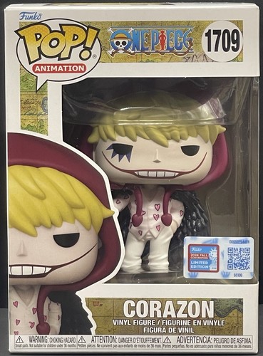 ワンピース フィギュア NYコミコン限定 FUNKO POP! Funko Pop ONE PIECE CORAZON NYCC 2024 Shared sticker Pre