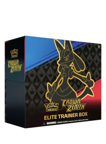 Elite Trainer Box ETB Crown Zenith Pokemon TCG SEALED | eBay