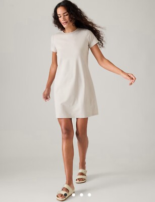 Athleta Pacifica Drees Robe Pacifica Women s Size M White UPF, Quick Drying