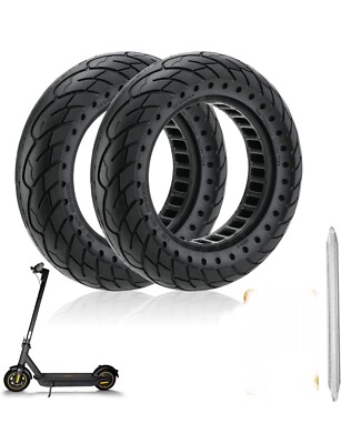 Solid Rubber Tire 10x2.5 Inch for Ninebot Segway MAX G30 G30P G30LP /Hiboy S2