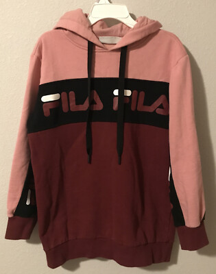 Fila colorblocked hoodie sweatshirt deals