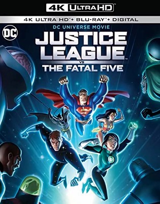 Justice League vs. The Fatal Five 4K UHD Blu-ray  NEW