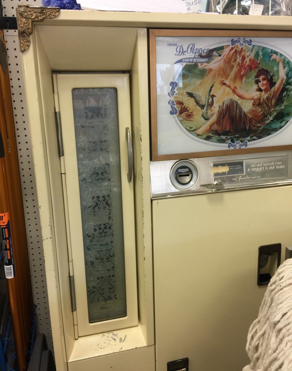 Rare Antique Dr. Pepper Queen Anne Soda Machine