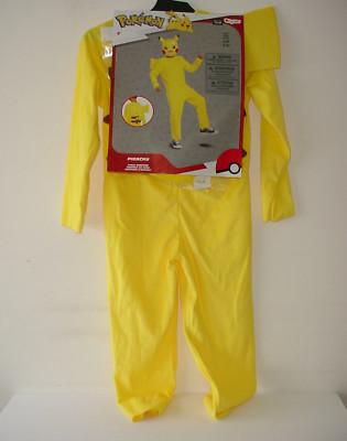 Pokemon Pikachu Classic Halloween Child Costume Small 4 to 6