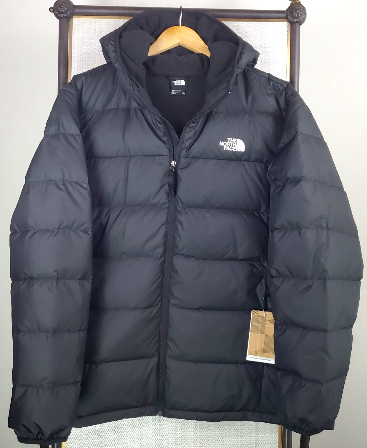 Pre-owned The North Face North Face $250 Size 3xl Mens 550 Down Hooded Jacket Coat Black Roxborough