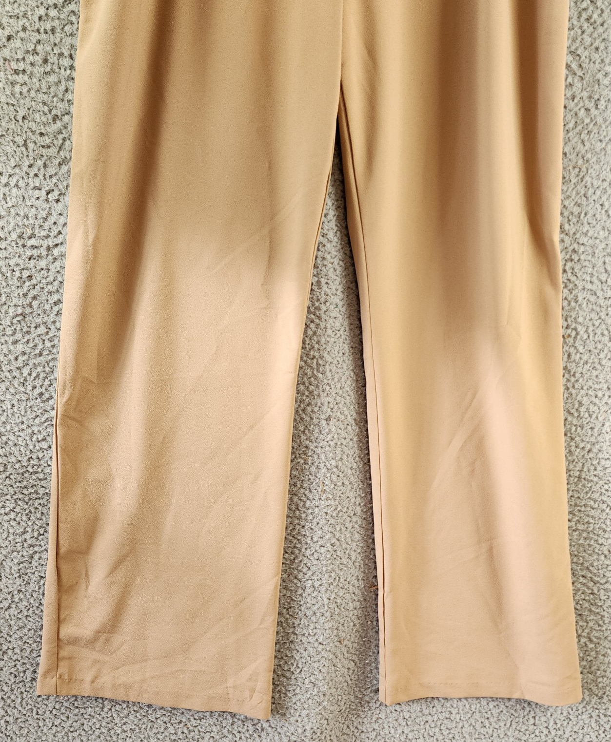 AQUA Pleated-Waist Wide-Leg Pants Women's M Coco Elastic Waist Zipper Closure~ - Picture 2 of 11