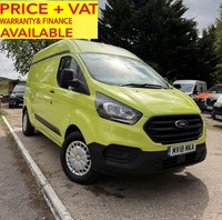 2018 Ford Transit Custom 2.0 340 L2 H2 LWB HIGH ROOF PANEL VAN Diesel Manual