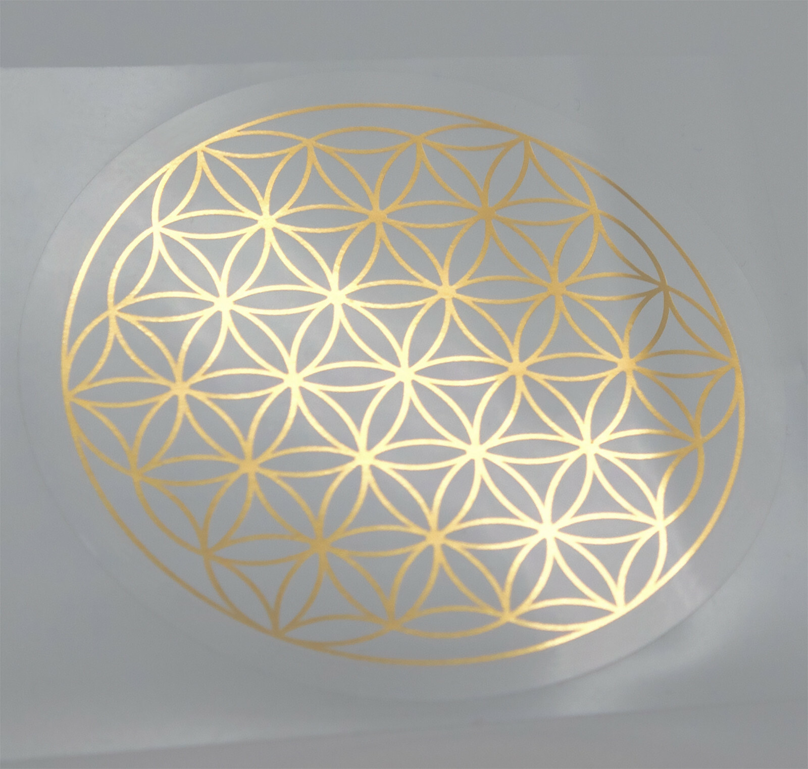 Blume des Lebens Aufkleber 50 Stück, abriebfeste Folierung, Handy