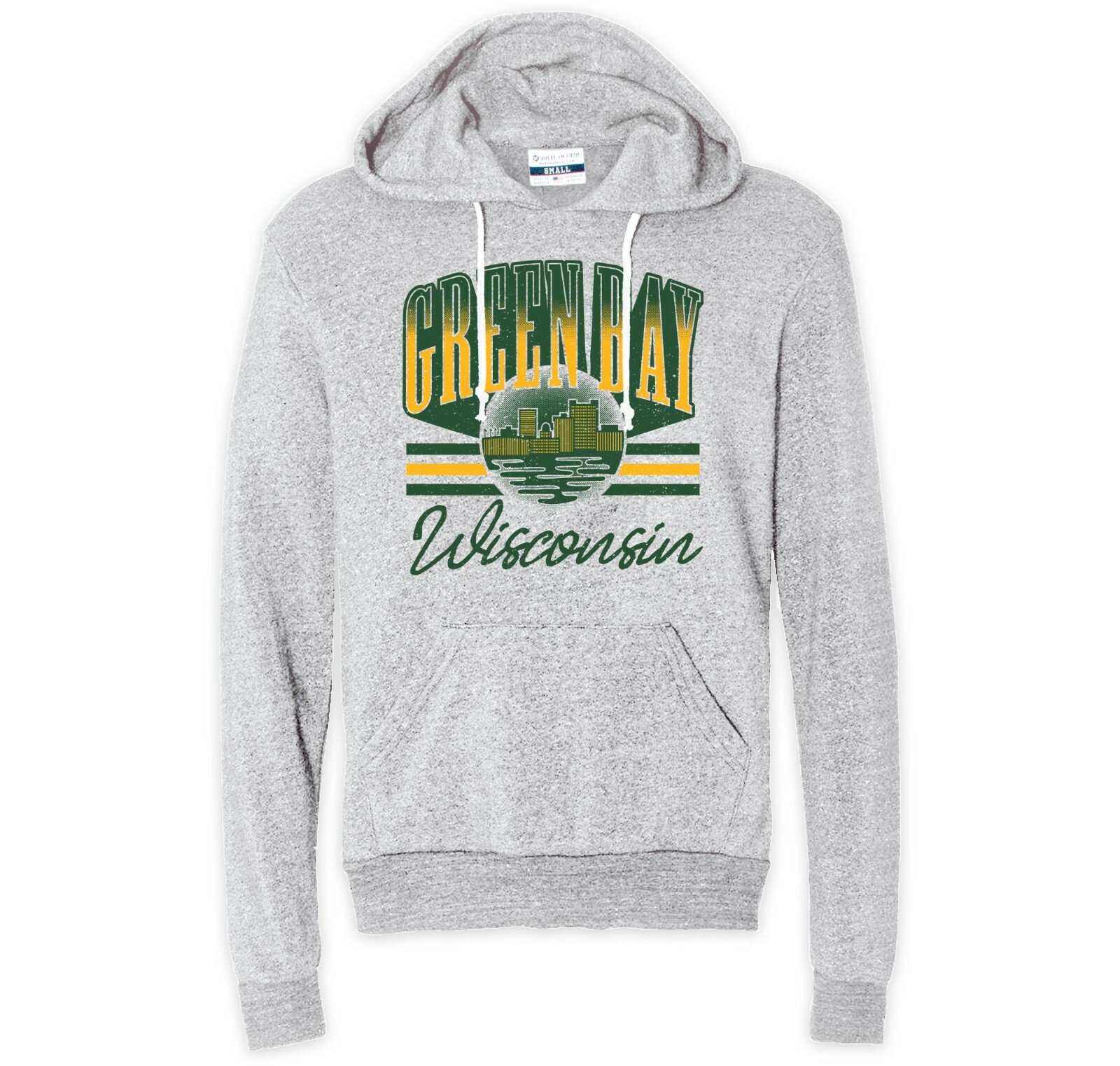 PEOPLE 1 SWEAT TOPS / ASH GRAY　M Where I'm from GB State Circle Ash Grey Hooded Sweatshirt