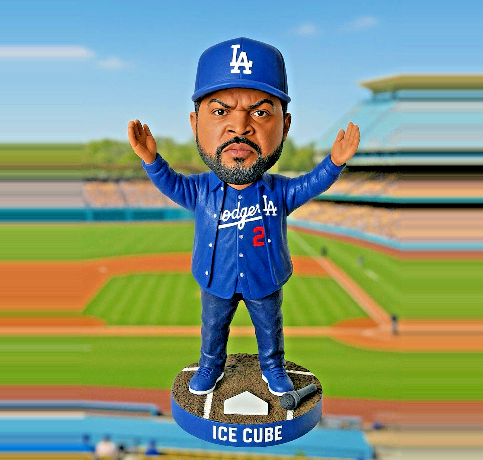 Dodgers Ice Cube ボブルヘッド NEW in the BOX - Ice Cube LA Dodgers 2025 SGA Bobblehead | eBay