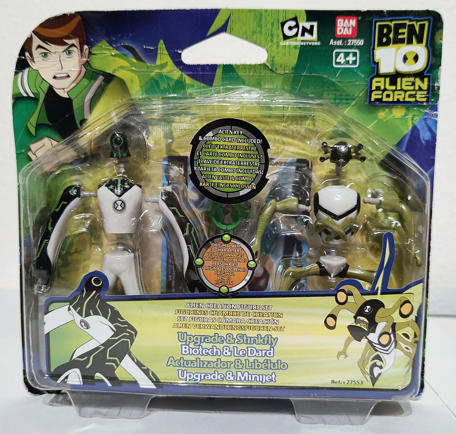 新品未開封品　ALIENS TRANSFORMING ACTION SET Bandai Ben 10 Alien Creation Complete 2 Figure Set With Card