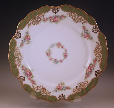 Field Haviland Limoges Chinese Thistle-Ch NOS 4 Piece Dinnerset Pristine Condition