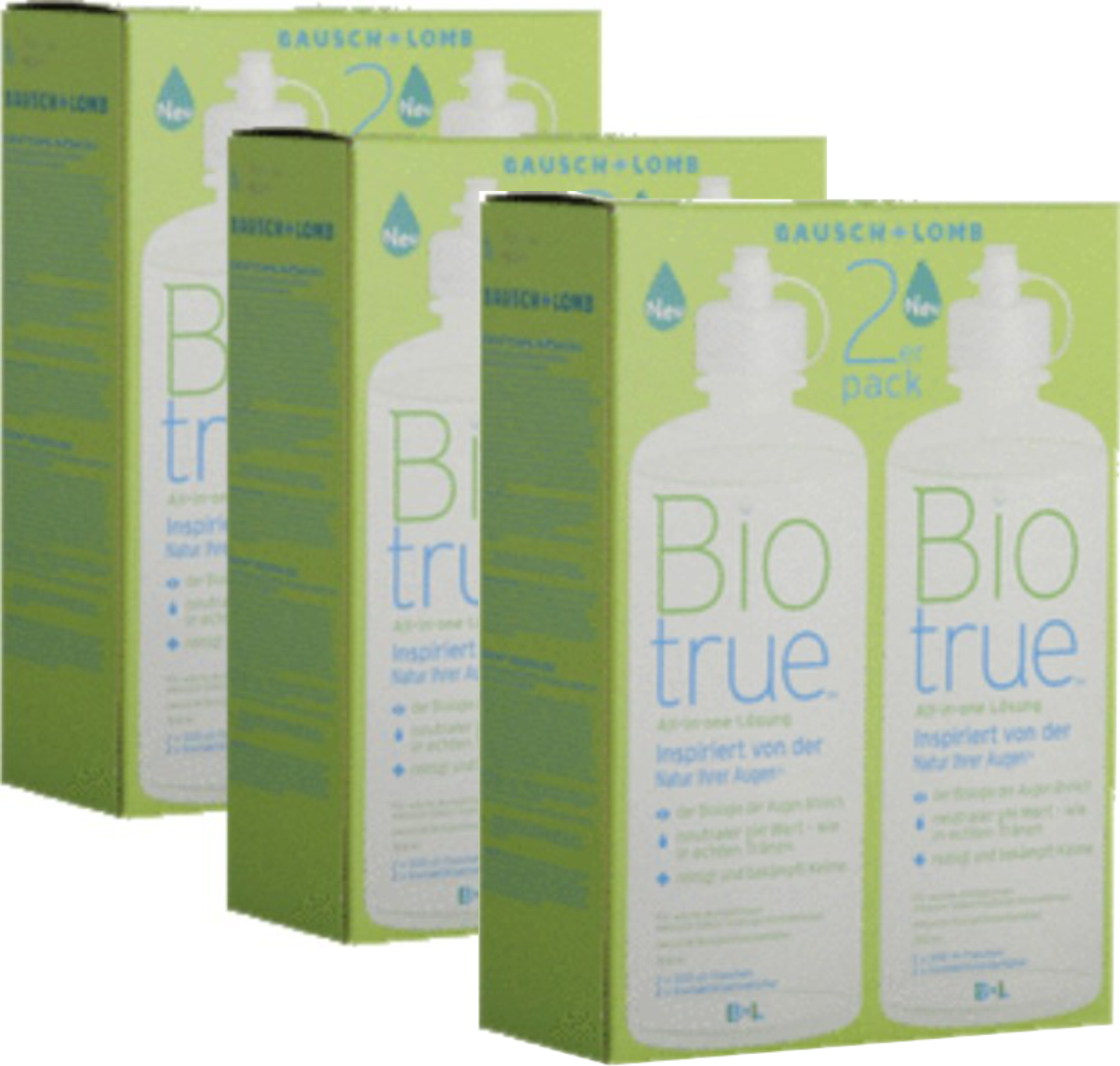  Biotrue PFLEGEMITTEL 6 x 300ml Bausch & Lomb weiche Kontaktlinsen 