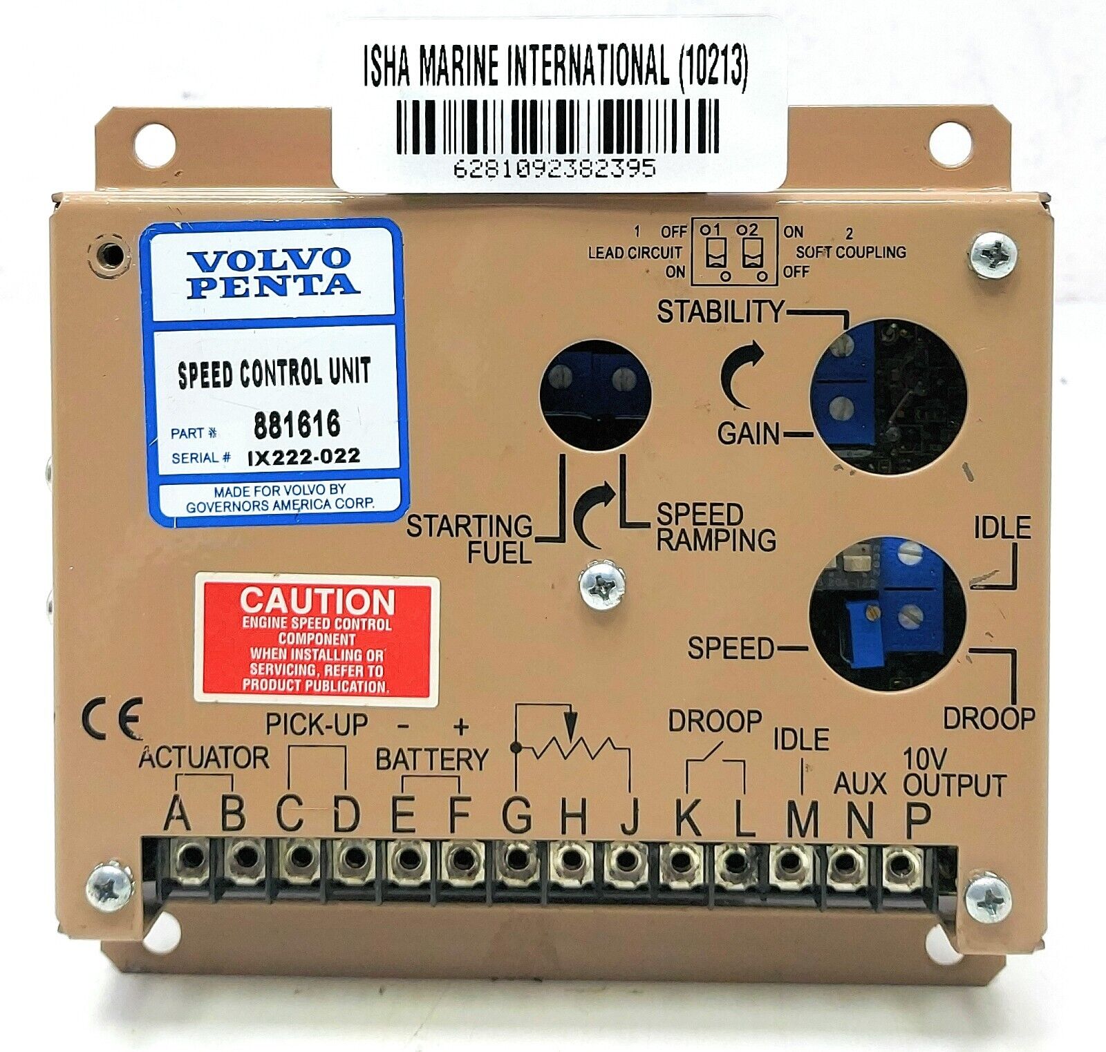 Volvo Penta 881616 Speed Control Unit | eBay Volvo Penta 881616 Speed Control Unit | eBay