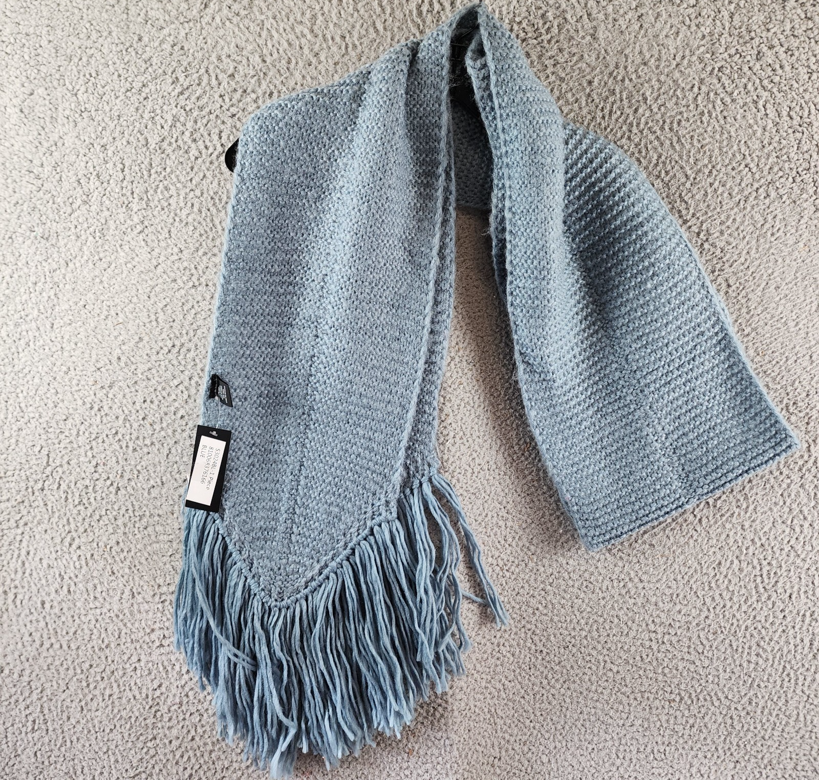 Marcus Adler Ultra Soft Fringe-Trim Winter Scarf Women's One Size Blue - Picture 2 of 15