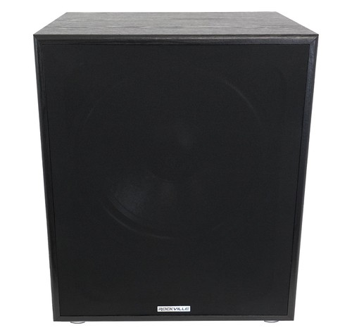 Rockville Rock Shaker 15" Inch Black 1000w Powered Home Theater Subwoofer Sub