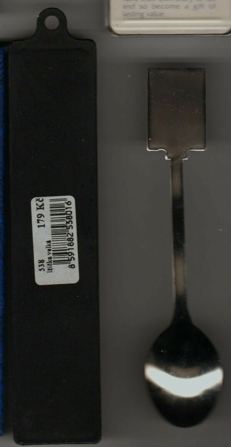 Prague Czech ME OUT Praha Cutieo Souvenir Spoon NiP Izicka Volka Republic