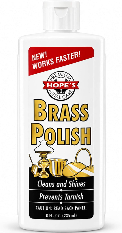 HOPE'S Brass Polish & Brass Cleaner, Copper Cleaner & Tarnish Remover