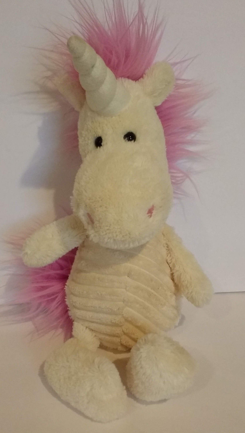 Jellycat Unicorn Snagglebaggle Ursula 15'' Soft Plush Stuffed Toy Pink Mane