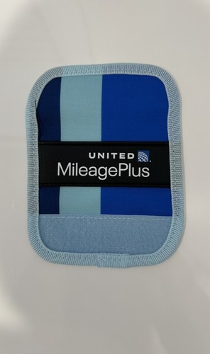 ユナイテッド航空　UA マイレージプラス　バゲージ　ハンドルラップ United Airlines UA Global Services 1K Blue Bag Luggage