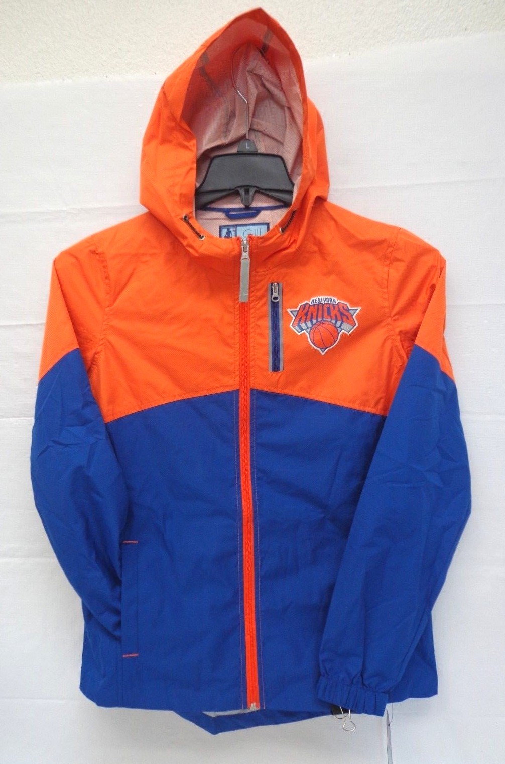 New York Knicks スウェット ナイロンジャケット white-new-york-knicks-cropped-